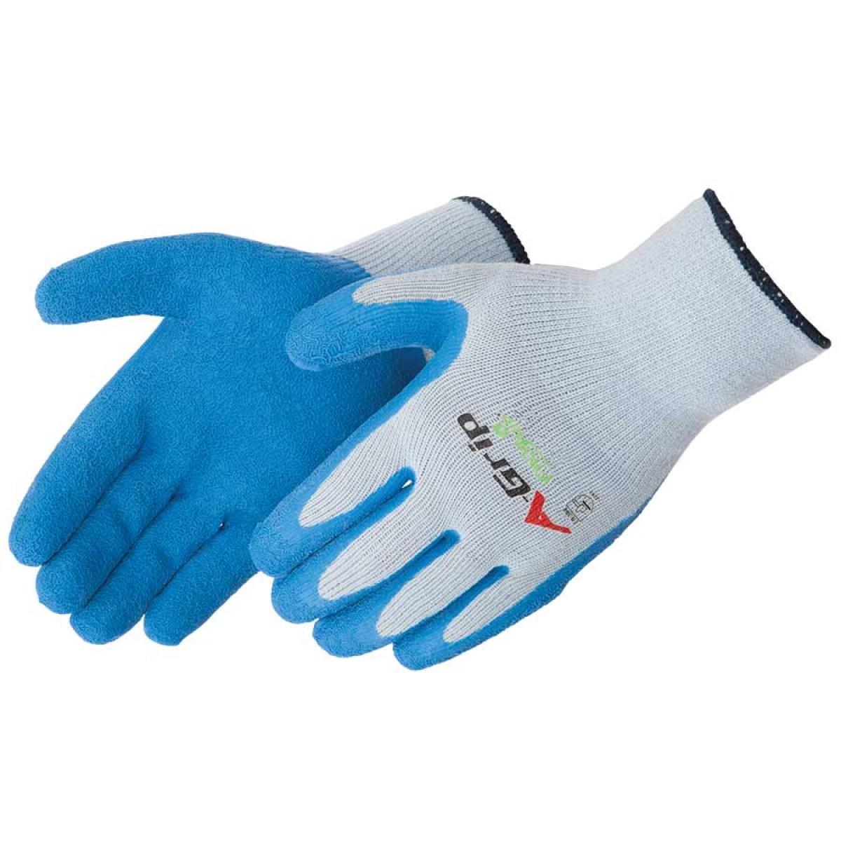 A-GRIP BLUE LATEX PALM COATED - Latex Coated Gloves